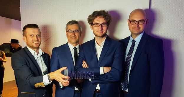 Przedstawiciele PZU: (od lewej): Tomasz Łysiak, Grzegorz Goluch, Krzysztof Bachta, Szymon Kania /Informacja prasowa