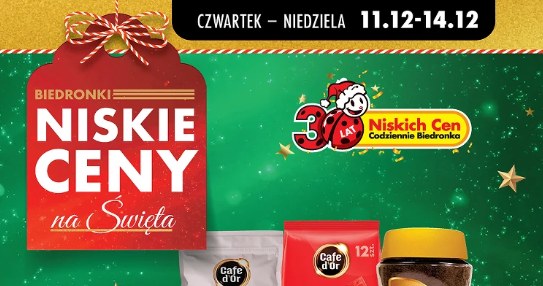 Przedświąteczna promocja w Biedronce – kawa i bakalie w wyjątkowo niskich cenach /Biedronka /INTERIA.PL