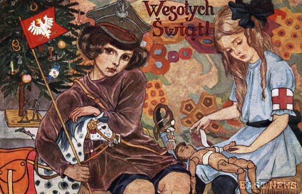Przedwojenne pocztówki bożonarodzeniowe - zdj.3 - nowahistoria.interia.pl