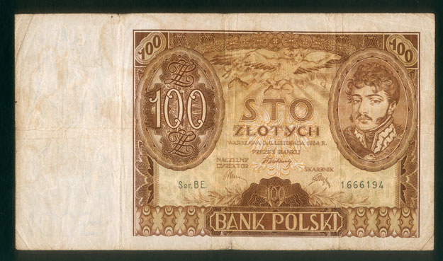 Przedwojenne polskie banknoty /Leszek Kasprzak /Agencja FORUM