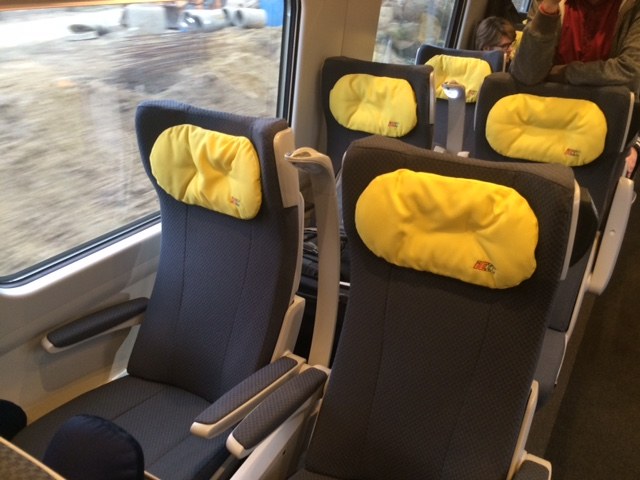 Przedział pociągu /Magdalena Gawlik /RMF FM