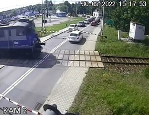 Przejazd kolejowy w Wodzisławiu Śląskim /Policja Śląska /Policja