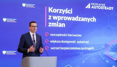 Przejazdy polskimi autostradami będą darmowe. Rząd przyjął projekt ustawy