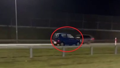 Przejechała 70 km pod prąd ekspresówką. Wracała od koleżanki z Radomia