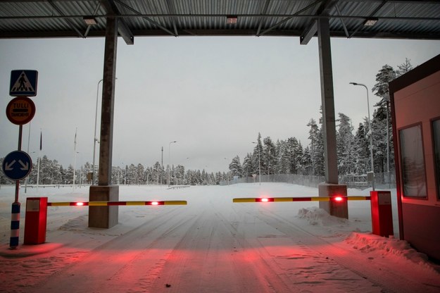 Przejście graniczna Raja-Joosepi między Finlandią i Rosją /TOMI HANNINEN /PAP/EPA