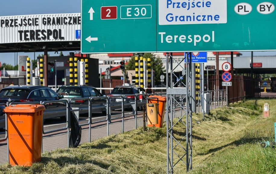 Przejście graniczne z Białorusią w Terespolu /Wojtek Jargiło /PAP