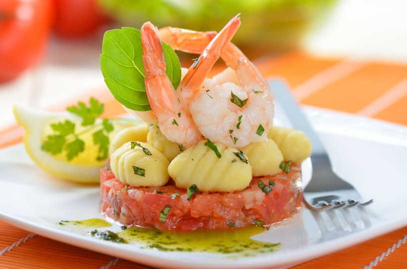 Przekąska z krewetkami /123RF/PICSEL