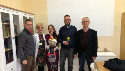 Przekazaliśmy sprzęt do pracowni warsztatów terapii w Zaborze 