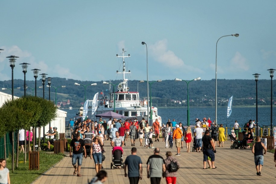Przekop Mierzei Wiślanej na umożliwić swobodny dostęp z Zalewu Wiślanego do Bałtyku / 	Tytus Żmijewski    /PAP