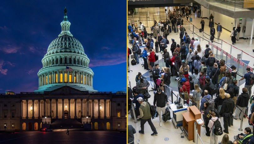 Przełomowy kompromis w Senacie USA. Trwający shutdown doprowadził m.in. do poważnych utrudnień na rynku lotniczym /East News/M Scott Brauer/ZUMA Press Wire/Shutterstock /