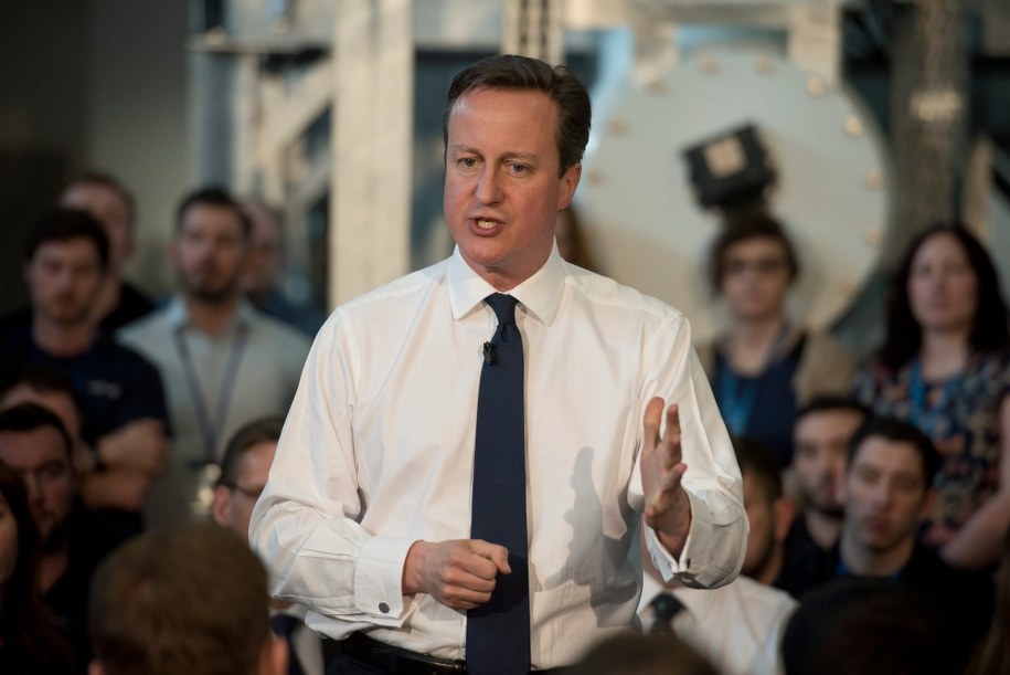 Przemówienie Davida Camerona /WILL OLIVER  /PAP/EPA