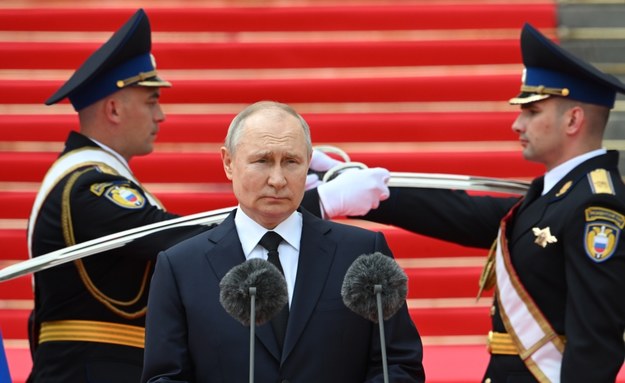 Przemówienie Putina na Placu Katedralnym Kremla /POOL SPUTNIK KREMLIN /PAP/EPA