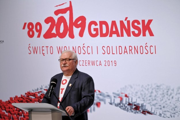 Przemówienie w Gdańsku byłego prezydenta Lecha Wałęsy / 	Adam Warżawa    /PAP