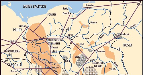 Przemysł i koleje na ziemiach polskich w II połowie XIX w. /Encyklopedia Internautica