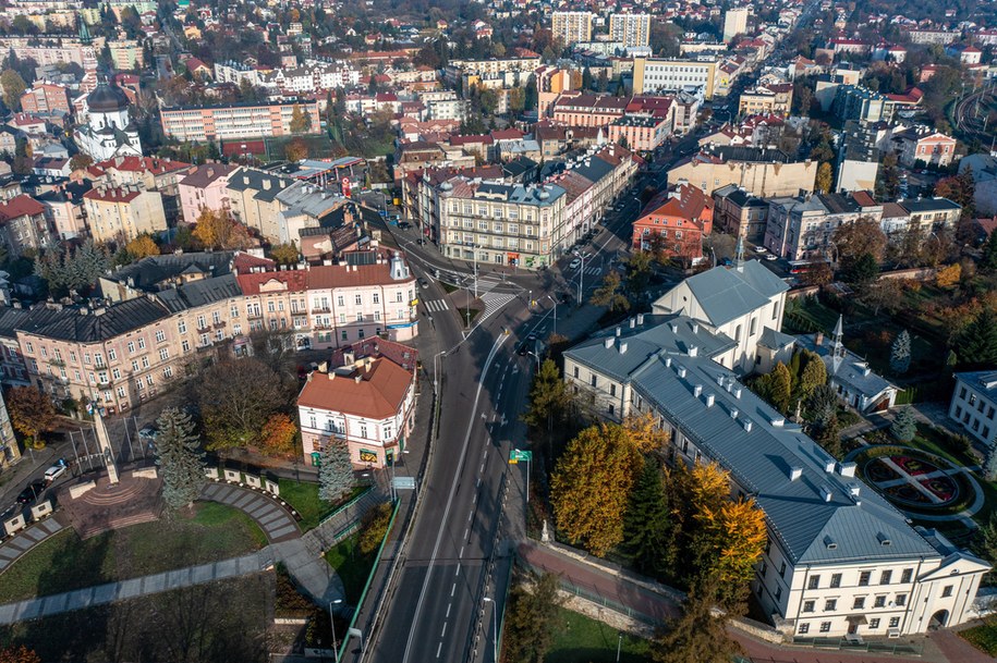 Przemyśl z lotu ptaka /Darek Delmanowicz /PAP