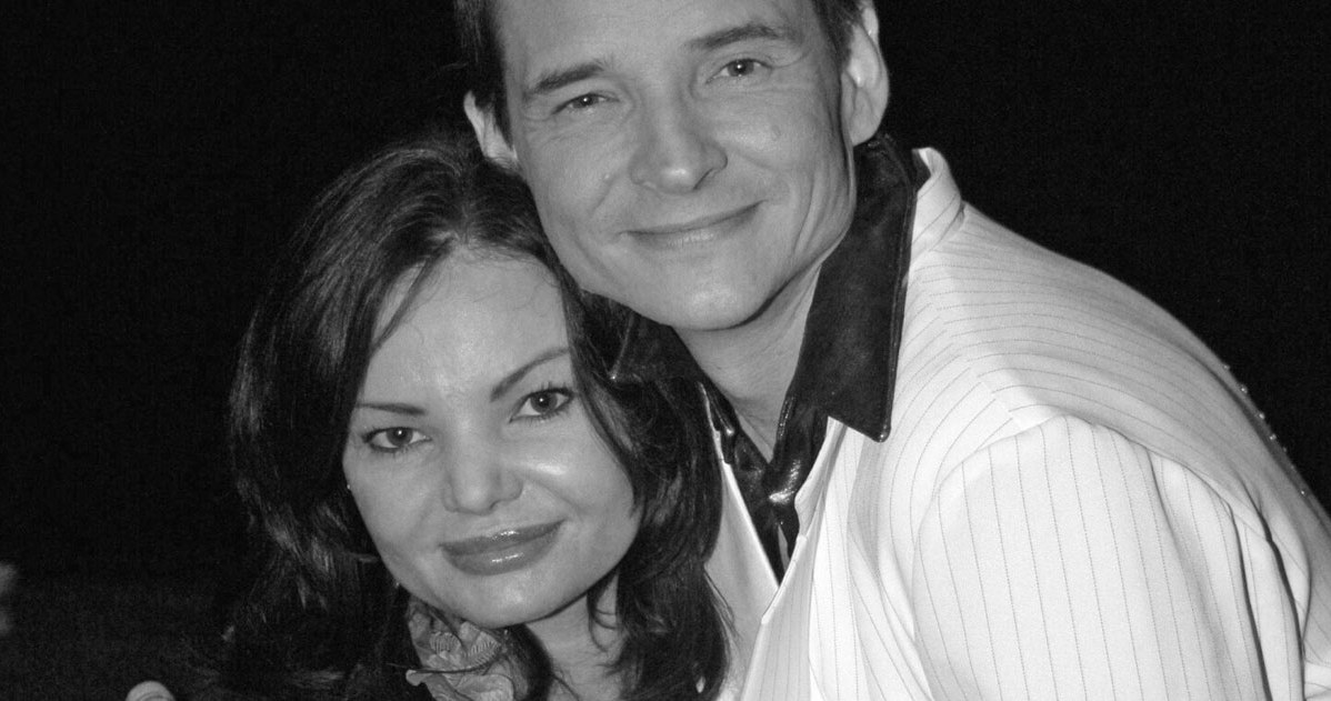 Przemysław Babiarz z żoną Marzeną /Pawel Kibitlewski /Reporter