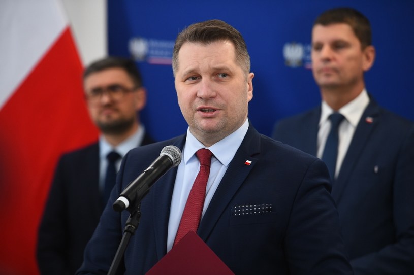 Przemysław Czarnek odpierał zarzuty związane z przyznaniem dotacji w ramach ministerialnego konkursu /Zbyszek Kaczmarek /Reporter