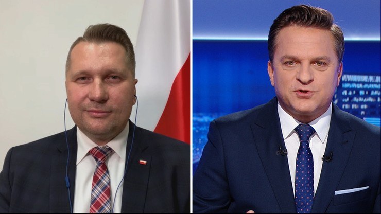 Przemysław Czarnek w programie "Gość Wydarzeń" /Polsat News