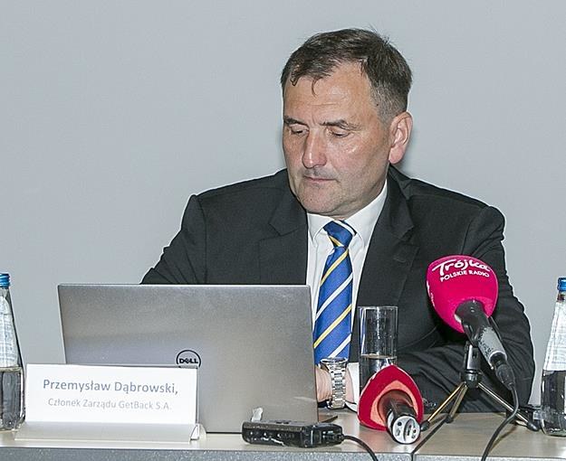 Przemysław Dąbrowski, prezes GetBack. Fot. Paweł Dąbrowsk /Agencja SE/East News