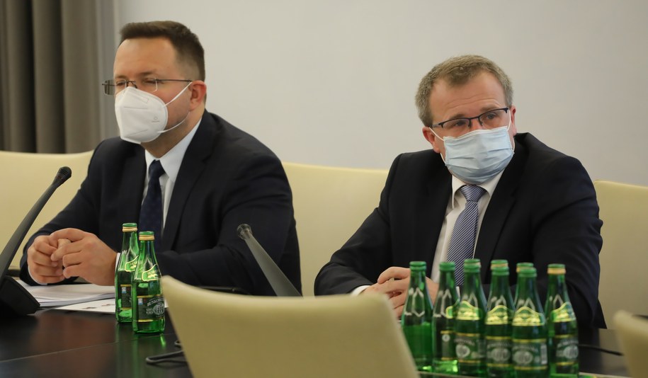 Przemysław Litwiniuk i Ludwik Kotecki /Wojciech Olkusnik /PAP