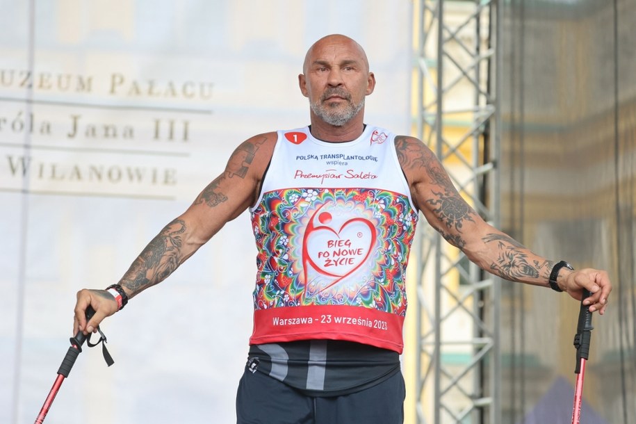 Przemysław Saleta - współtwórca i ambasador Biegu po Nowe Życie /Piotr Molecki /East News