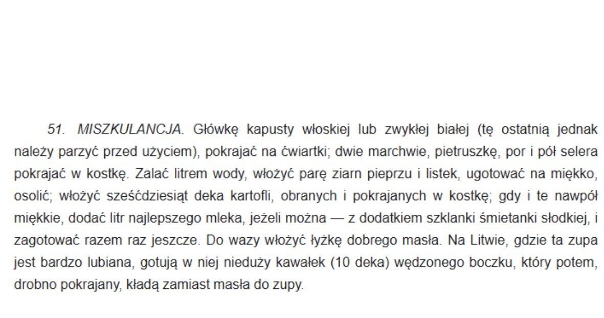 Przepis na mikszulancję Elżbieta Kiewnarska zamieściła w kilku swoich publikacjach /Domena publiczna /Wikiźródła