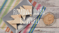 Przepis na rumową masę do wafli?