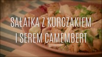 Przepis na sałatkę z kurczakiem i serem camembert