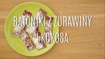 Przepis na zdrowe batoniki z żurawiną