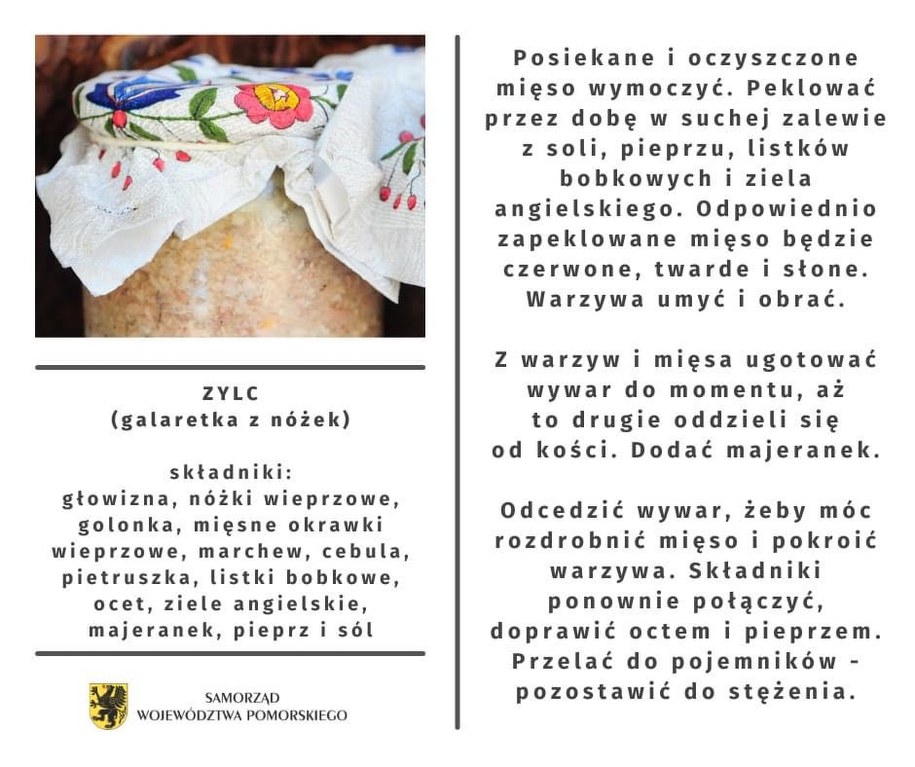 Przepis na zylc /Urząd Marszałkowski Województwa Pomorskiego /