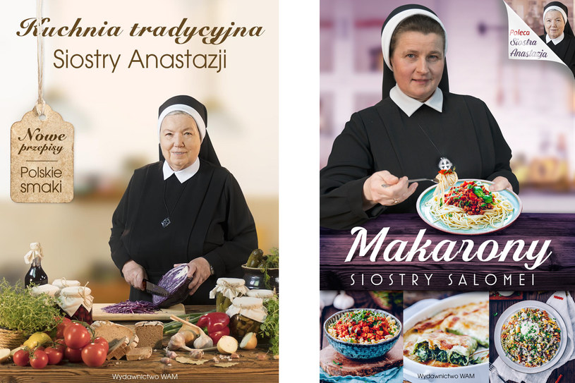 Przepisy pochodzą z książki "Kuchnia Tradycyjna" Siostry Anastazji i "Makarony" Siostry Salomei (premiera 30 marca) /materiały prasowe