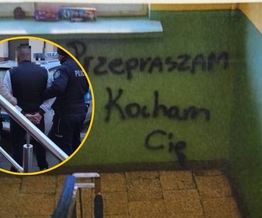 Przeprosił i wyznał miłość w bloku. 23-latek z zarzutami