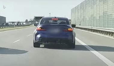 Przepychanka na autostradzie A1. Kierowca BMW długo nie odpuszczał