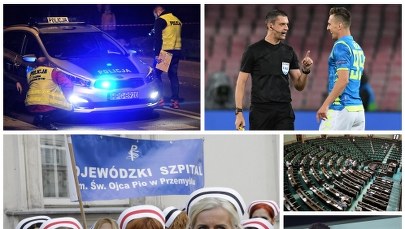 Przepychanki z pielęgniarkami przed Sejmem, wypadek prezydenckiej kolumny [PODSUMOWANIE DNIA]