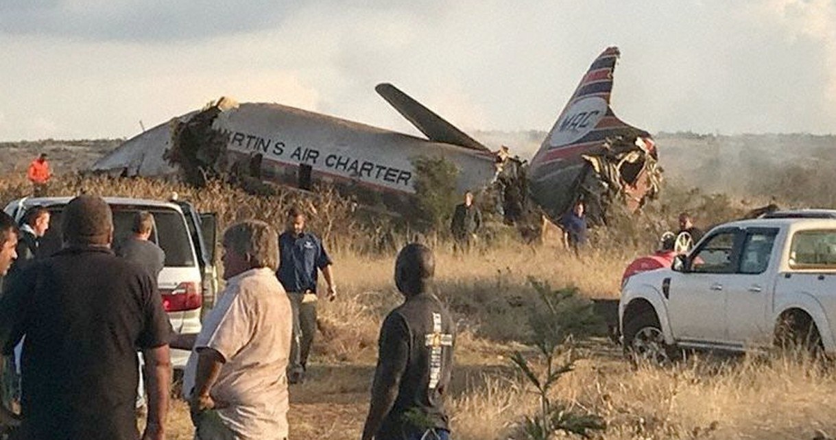 Przerażające nagranie katastrofy samolotu w RPA wykonane przez pasażera /Geekweek