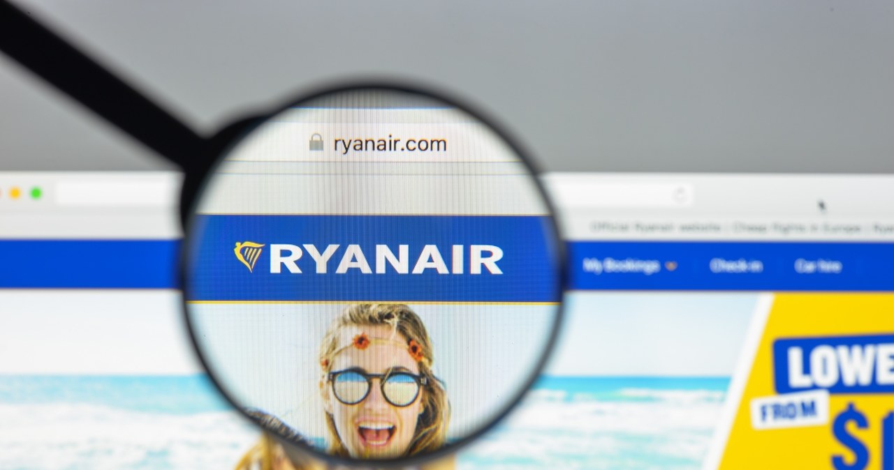 Przerwa techniczna obejmie aplikację oraz stronę www Ryanair. Zdj. ilustracyjne.