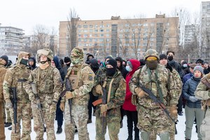 Przerzut ukraińskich wojsk obrony terytorialnej na front wschodni
