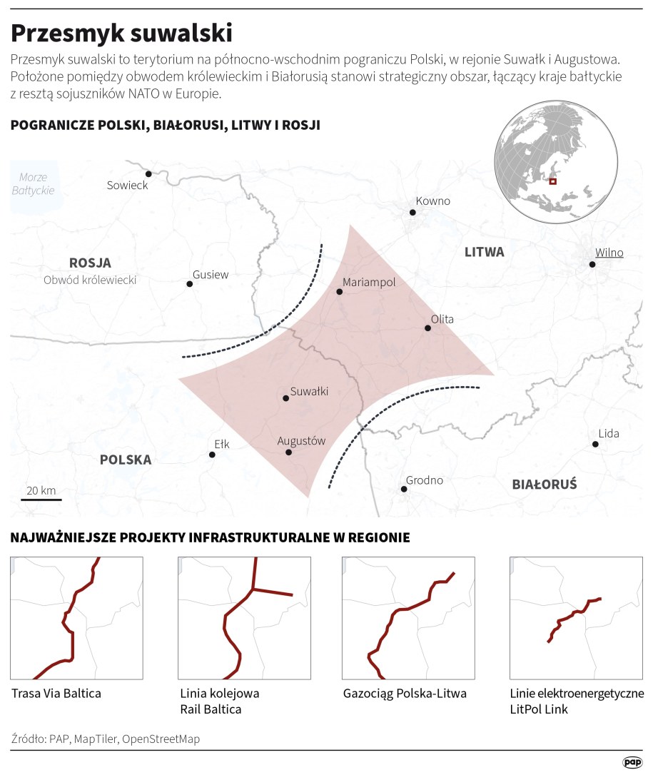 Przesmyk suwalski /Michał Czernek, Adam Ziemienowicz /PAP