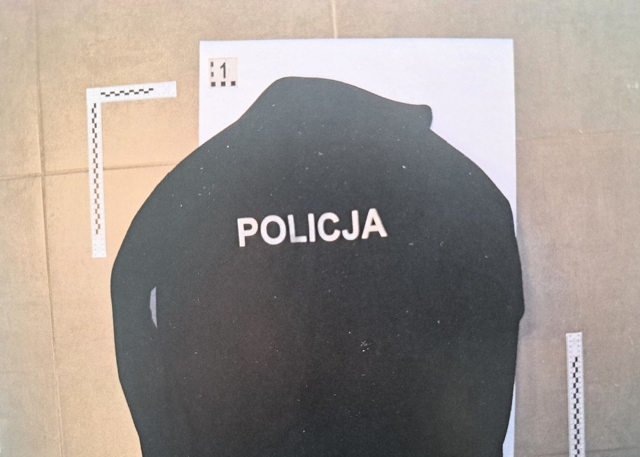 Przestępcy w ubraniach stylizowanych na policyjne /Policja Wielkopolska /