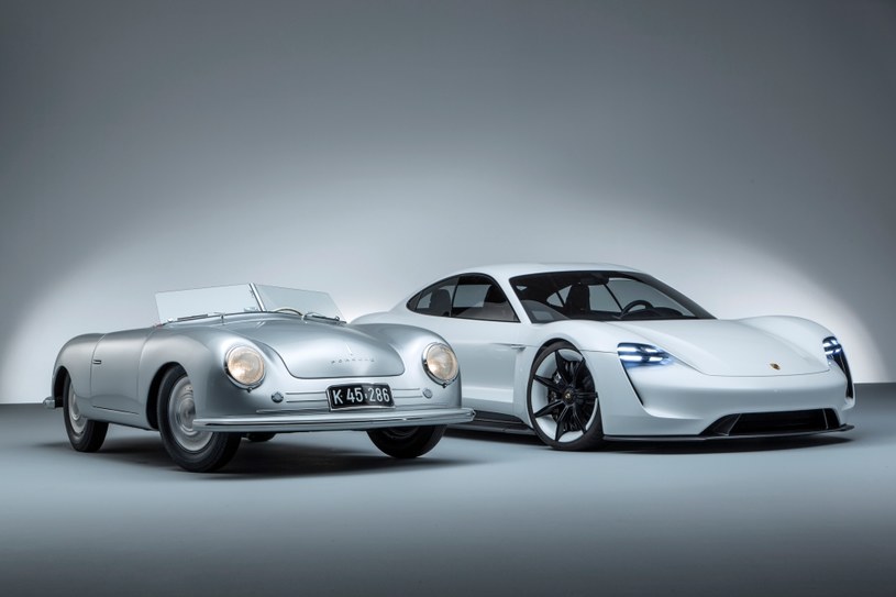 Przeszłość i przyszłość Porsche: 356 "No.1" Roadster oraz Mission E /Informacja prasowa