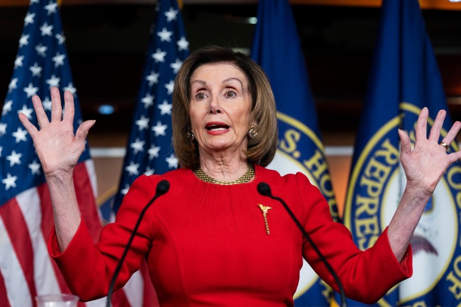 Przewodnicząca Izby Reprezentantów Nancy Pelosi /JIM LO SCALZO /PAP/EPA