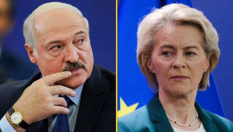 Przewodnicząca Komisji Europejskiej Ursula von der Leyen zapowiedziała, że KE pracuje nad pakietem sankcji na Białoruś /Shutterstock