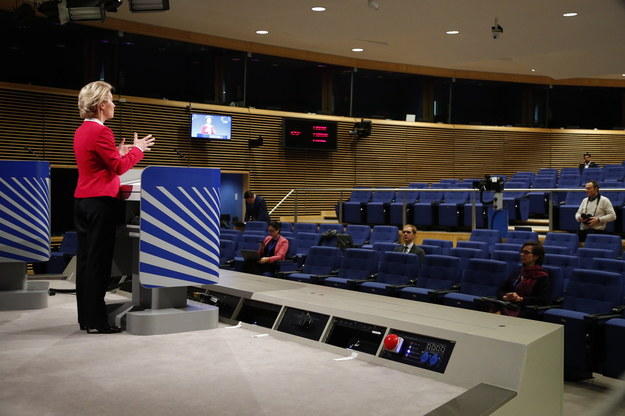Przewodnicząca Komisji Europejskiej Ursula von der Leyen / FRANCOIS LENOIR / POOL / AFP /PAP/EPA