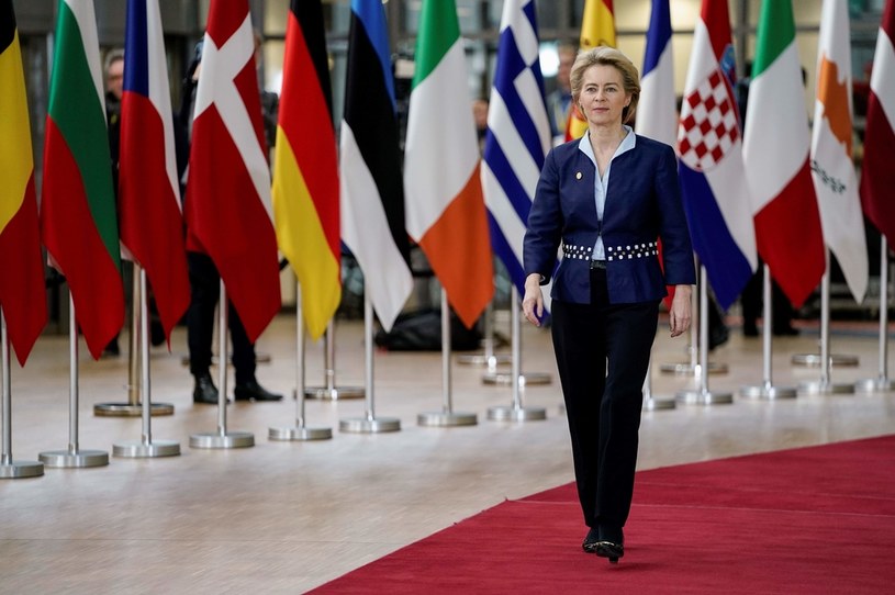 Przewodnicząca Komisji Europejskiej Ursula von der Leyen /KENZO TRIBOUILLARD /AFP