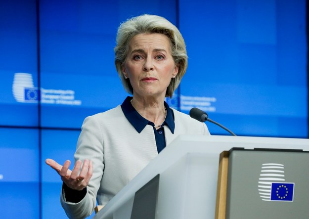 Przewodnicząca Komisji Europejskiej Ursula von der Leyen /OLIVIER HOSLET / POOL /PAP/EPA