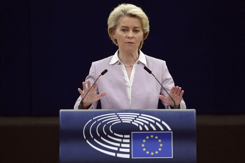 Przewodnicząca Komisji Europejskiej Ursula von der Leyen /FREDERICK FLORIN /AFP