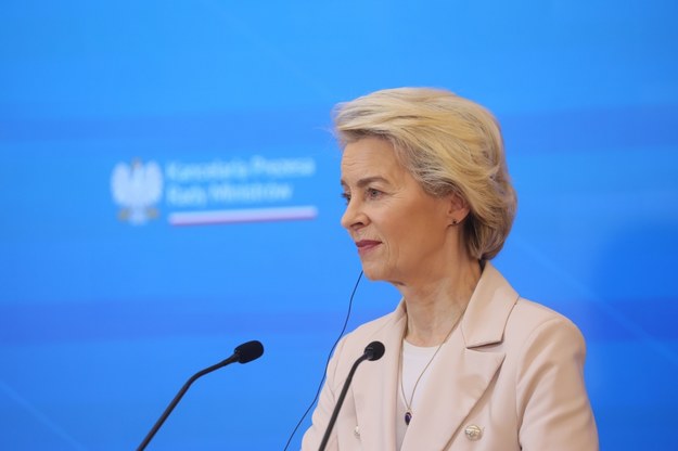 Przewodnicząca Komisji Europejskiej Ursula von der Leyen /Leszek Szymański /PAP