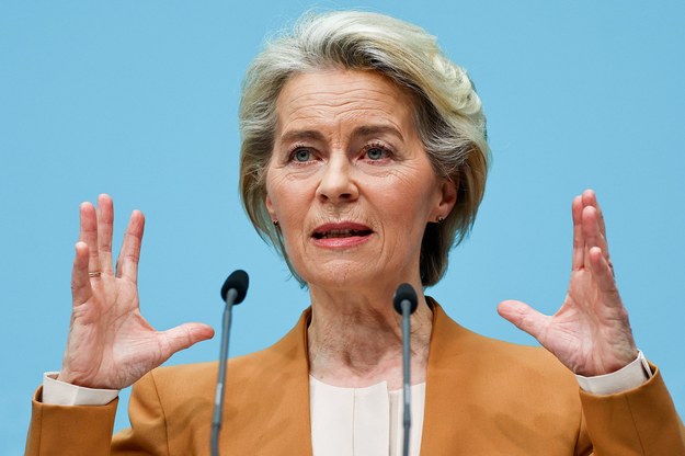 Przewodnicząca Komisji Europejskiej Ursula von der Leyen /FILIP SINGER /PAP