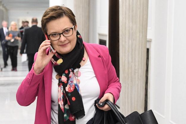 Przewodnicząca Nowoczesnej Katarzyna Lubnauer /Radek Pietruszka /PAP