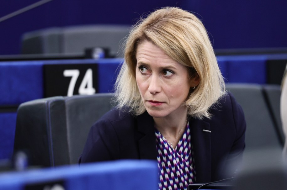 Przewodnicząca unijnej dyplomacji Kaja Kallas /PAP/EPA/RONALD WITTEK /PAP/EPA